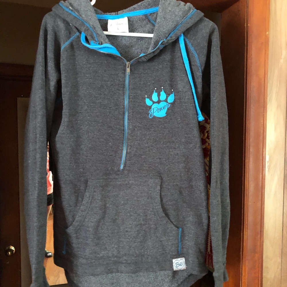 Half zip hoodie